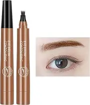 Eyebrow Microblading, Sweatproof Eyebrow Tint with 4 Tip, Brow, Eyebrow Pencil, Long Lasting Liquid Eye Brow, Eye Makeup for Women Girls KOT-au