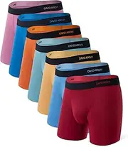 [DAVID ARCHY] Mens Underwear Comfortable Soft Everyday Boxer Briefs 7 Pack