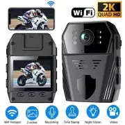 2K Motion Camera Wifi 1080P 2K FHD Mini Camcorder Police Body Security Camera