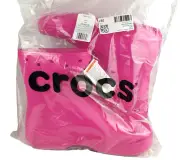 CROCS Classic Crush Boots Mens Womens Size USA M 12/W 14 Juice Pink New In Bag