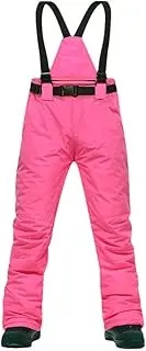 [Haitpant] Women Ski Pants Outdoor Sports Suspenders Trousers Men Windproof Warm Winter Snow Snowboard