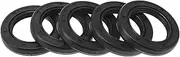 X AUTOHAUX Universal Oil Seal TG4 Lip Seal Ring Rotary Shaft Seal 30x45x7mm High Pressure NBR Rubber Black 5 Pcs