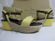 Cole Haan Size 8.5 M Arden Leather Sunlight Wedges Sandals New Womens Shoes
