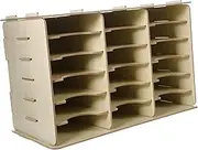 NUOBESTY Mobile Phone Management Box Tabletop Wooden Organizer Tabletop Storage Holder Meeting Room Phone Organizer Temporary Phone Storage Holder Cell Phone Holder Classroom Phone Jail