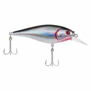 Berkley 3" Flicker Shad 7 Shallow Fishin Lure 2/7 Oz Slow Rise Silver Black Back