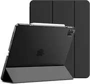 JETech Case for iPad Pro 12.9-Inch (2020/2018 Model, 4th/3rd Generation), Compatible with Pencil, Cover Auto Wake/Sleep (Black)