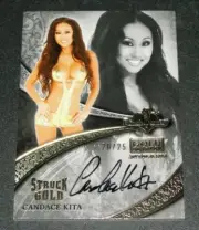 2013 Benchwarmer CANDACE KITA Gold Edition STRUCK GOLD Auto/25 PLAYBOY Playmate