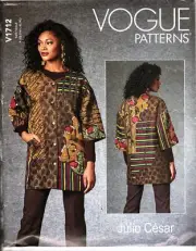 Vogue V1712 Julio Cesar Misses Lined Jacket Sewing Pattern New Size XS to XL