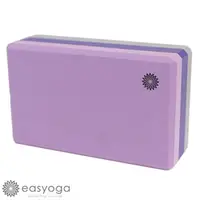 在飛比找PChome商店街優惠-easyoga 瑜珈磚 高優質瑜珈磚(50D) - 三色紫 