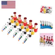 Polymer Clay Cutters,40Pcs Stainless Steel+Plastic Indentation Round Circle S...
