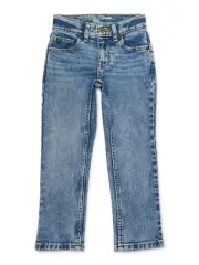 Wonder Nation Boys Vintage Straight Leg Denim Jeans, Sizes 4-18 and Husky