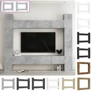 TV Cabinet Set 8 Piece Chipboard Hifi Stereo Unit Multi Colours/Sizes vidaXL