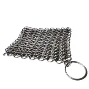Chainmail Scrubber Cleaning Cast Iron Skillet Cauldron Stainless Steel Accessory