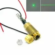 Green Dot Line 532nm 20mW Laser Diode Module Brass Housing 5V Driver