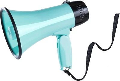 Portable Megaphone Bullhorn 20 Watt Power Megaphone Speaker Voice Siren/Alarm