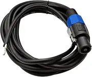 Seismic Audio SPRW15 15-Feet Raw Wire to Speakon Speaker Cable 16 Guage PA/DJ/Home Audio