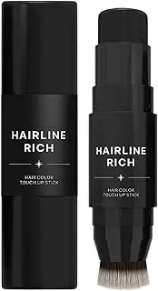 Root Cover Up Stick - Double-Ended Hair Color, Instant Gray Coverage, Long-Lasting Hair Dye Pen | Quick Dry Root Concealer, Sweat-Resistant Hair Tint Stick Seamless Blending for Salons, Home, Outdoors