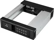 StarTech.com HSB1SATSASBA 5.25 to 3.5 Trayless Drive Hot Swap Bay for 3.5 SATA/SAS