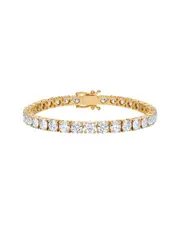 Forever Creations 14K 12.00 ct. tw. Lab Grown Diamond Tennis Bracelet