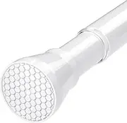 Shower Curtain Rail Extendable Curtain Poles 70-130 cm Tension Rods for Curtains Net Curtain Rods Extendable Shower Curtain Rod Telescopic Curtain Pole No Drilling Spring Rod for Windows,Bathroom