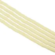 6mm Polymer Clay Beads Spacer, 1750Pcs 5 Strands Round Spacer, Beige