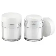 2 Pcs Cream Lotion Bottle Empty Bottles Travel Refillable Creams Jars