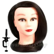 28" Mannequin Head Synthetic Hair Training Manikin Cosmetology Doll Brown #4