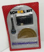 Vintage New Old Stock Unisonic School Kit Watch Calculator & More Made In Taiwan