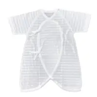 在飛比找momo購物網優惠-【日本IWASHITA】日本製100%純棉極柔蝴蝶衣有機棉嬰