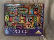 Vintage Numbers: 2000 XL Piece Jigsaw Puzzle - Factory Sealed
