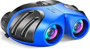 LET'S GO! Toys for 5-8 Year Old Boys, DIMY Compact Watreproof Binocular for Kids Hunting-Hiking Presents for Kids Best Toys for 6-12 Year Old Boys Gifts Age 3-10 Blue DY2