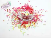 DEW DROP ROSE flower shaped glitter - Back to Nature Collection