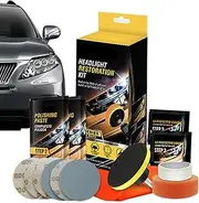 Headlight Restoration Kit - Professional Headlight Restoration Headlight Repair,Headlight Polish Repair Tool for Clear Visibility and Enhanced Lighting