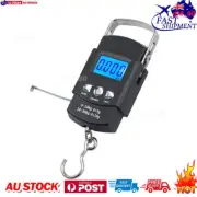Portable Hand-Held Scale Luggage Scale 50 Kg Hook Scale With Measuring Tape+Fish