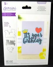It's Your Birthday Sentiment Gemini Crafter's Companion Dies