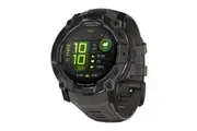 Garmin Instinct 3 AMOLED Smart Sports Watch (Black with Charcoal Band, 50mm)