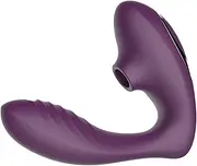 Clitoral Sucking Vibrator | 20 Tantalising settings | 10 Vibration and 10 Suction modes | USB Rechargeable Dildo | Waterproof Dildo | G Spot Stimulator | Purple | Sex Toy for Women | Toys for her | Sexy Toy Gift |