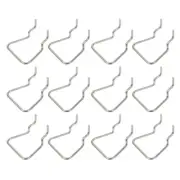12 Pcs Hardware Tool Display Stand Peg Hook Stainless Steel Shelf Miss