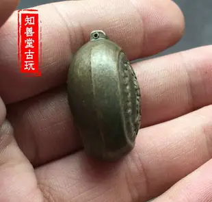 仿古銅器手把件佛像吊墜觀音佛祖手工精品純銅古玩古董收藏雜項