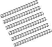 uxcell Fully Threaded Rod M12 x 130mm 1.75mm Thread Pitch 304 Stainless Steel Right Hand Threaded Rods Bar Studs 6 Pack