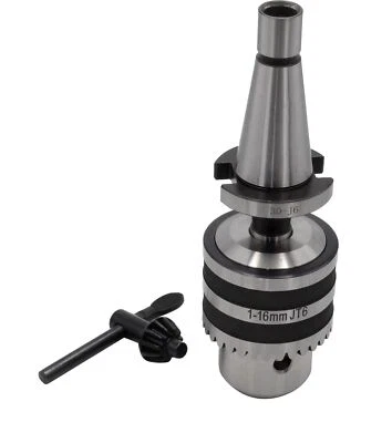 1 - 16mm Key Drill Chuck includes JT6 NT30 Drawbar Arbor