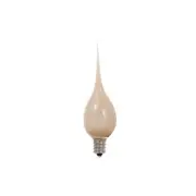 B&P Lamp® E12 Candelabra Base Bulb with Champagne Color Silicone Tip