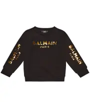 [Balmain Kids] Balmain Kids Logo cotton sweatshirt Y 14 multicoloured