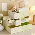 Plastic Cosmetic Storage Box Large Capacity Makeup Storage Container Bathroom