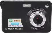 4K Video Camera Camcorder, 2.7In Screen 48MP 8X Digital Zoom 128G Digital Camera