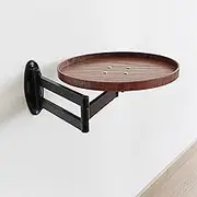 Exquisite Wall Mounted Folding Desk with Retractable Design Small Space Saving Floating Table for Bedroom or Living Room