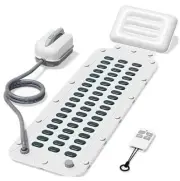 Portable Spa Bubble Bath Massager,Full Body Waterproof Spa Mat for Grey+white