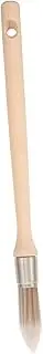 SHINEOFI Round Wooden Handle Paint Brush Portable Small Paint Brush for Versatile Painting Cleaning and Dust Removal Ergonomic Design for Comfortable Use for Crafts and Detail Work