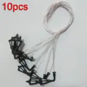 10Pcs HO Scale 1:100 Model Street Light Lamppost Train Railway Lamp Post Decor