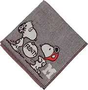 [Peanuts] Snoopy 28005093 Handkerchief, 3-ply Gauze, 1 Piece